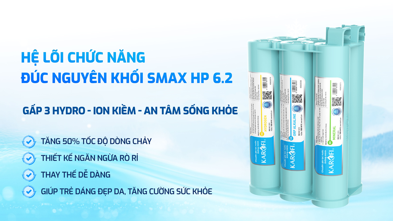 Máy lọc nước nóng nguội Karofi KAD-D66S PRO